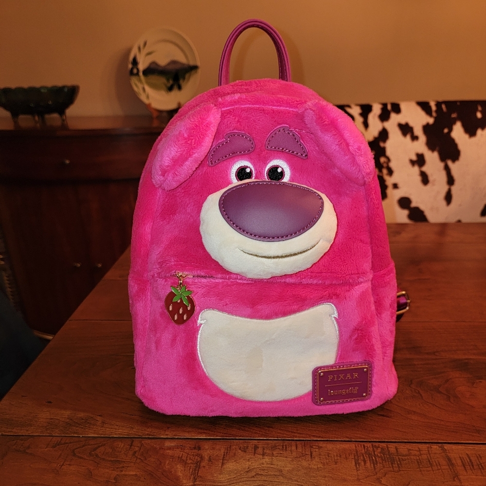 Loungefly Lotso Plush Mini Backpack Gem